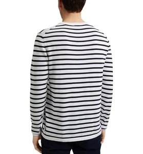 Camisetas de hombre con logotipo personalizado 100% algodón nueva manga larga Casual liso cuello redondo Formal para invierno y verano - Product Image 3
