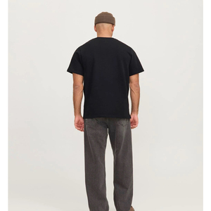 เสื้อยืดโอเวอร์ไซส์คุณภาพสูง ผ้าคอตตอน 100% คอกลม ทรงยูนิเซ็กซ์ เสื้อยืดเปล่าสไตล์วินเทจ ทรงหลวมไหล่ตก เสื้อยืดทรงบ็อกซี่ รับผลิตแบบ OEM - Product Image 6