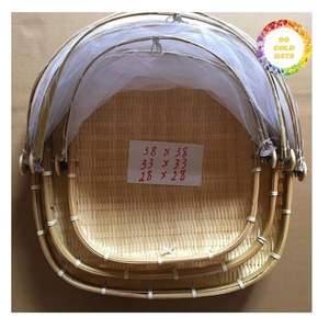 Cesta de Bambú Plana para Limpieza de Granos, Marca 99 Gold Data, Auténtica, Tejida a Mano, Variedad - Product Image 6