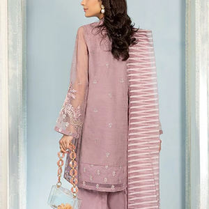 Vente en gros pakistanais 2025 dernier décontracté trois pièces Shalwar Kameez ensemble femmes robes en lin d'hiver les plus vendues - Product Image 2