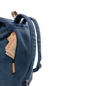 Sustainable PVC-Free <b>Canvas</b> PC <b>Backpack</b> for Promotional Merchandising Eco-Friendly Product Category - Product Image 5
