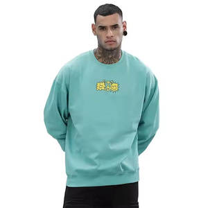 Sweat-shirt en tissu polaire tendance de qualité supérieure pour hommes, tenue décontractée respirante à la mode, pull à col rond d'hiver - Product Image 1