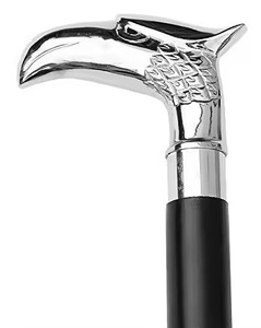 Hma ไม้เท้าทองเหลืองสำหรับเดินสำหรับผู้ชายทำด้วยมือทำจากไม้ - Product Image 4