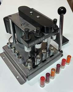 เครื่องมือจีบปลอกกระสุนแบบมอเตอร์ 4 สถานี สำหรับกระสุนเบอร์ 12 และ 20 พร้อมที่จีบเหล็กในตัว กำลังขยายสูง 6 เท่า ทนทาน - Product Image 2