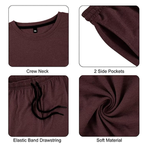 Conjunto de camisa y pantalón de moda para hombre, trajes de verano, traje de manga larga informal a la moda para hombre, conjunto de chándal de dos piezas - Product Image 5