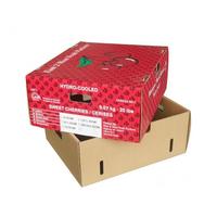 Bac à fruits en papier ondulé de luxe personnalisé pour expédition postale conçu sur mesure pour l'emballage de pomme banane gaufrage mat
