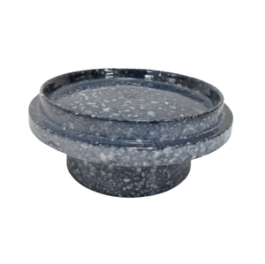 Bol à salade en aluminium classique fini en marbre pour la maison et l'hôtel bol de service utilisé pour la cuisine et la table - Product Image 3