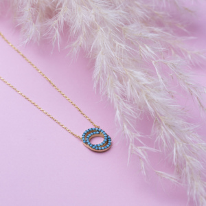 ตุรกีผู้ผลิตคู่การออกแบบวงกลมเสน่ห์จี้สำหรับสาวตุรกีขายส่ง Handcrafted 925เครื่องประดับเงินสเตอร์ลิง - Product Image 2