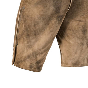 Meilleur prix High Street Wear Lederhosen Short brodé en cuir Vêtements pour hommes Vêtements et accessoires Shorts - Product Image 5