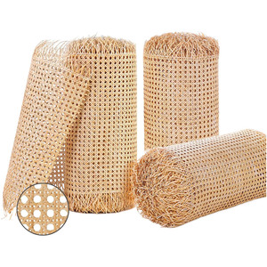 <b>Rattan</b> webbing in roll with cheapest price natural <b>rattan</b> mesh rolls wholesale rotan weaving <b>sheet</b> - Product Image 2