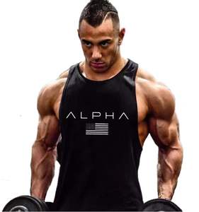 Vente en gros INSPIRE APPAREL Nouveau débardeur de sport pour homme en maille coton/polyester écologique respirant pour la musculation - Product Image 5