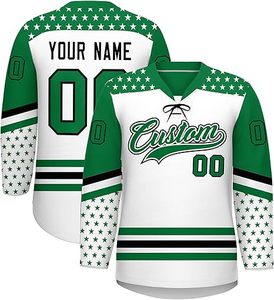 OEM Fast Shipping Custom <b>Ice</b> Hockey Streetwear Jersey Oversized Retro Fit Sustainable Fabric <b>Fan</b> Statement Design - Product Image 1