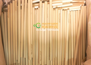 2025 organique!! Eco2go Vietnam Pailles à boire en bambou naturel écologique/Pack de pailles en bambou avec taille personnalisée - Product Image 5