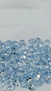 ¡Oferta! Piedras Preciosas Sueltas de Aguamarina 100% Naturales de Calidad, Certificadas, Corte Ovalado Azul Cielo Facetado, 4x6 MM, 0.4-0.9 Quilates Regalo para Ella - Product Image 4