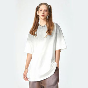 Camiseta de Algodón Grueso para Hombre, Lisa, de Alta Calidad, 250-270GSM, al por Mayor |   Camiseta Extra Grande con Lavado Ácido Estilo Vintage Personalizada - Product Image 4