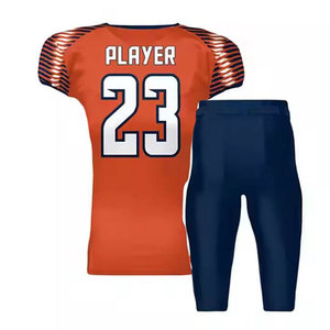 Logotipo personalizado al por mayor traje de alta calidad de fútbol americano Jersey uniforme del equipo uniforme ropa deportiva - Product Image 6