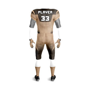 Nouveaux uniformes de football américain tendance, personnalisés avec logo, design simple, respirants avec élastique, pour équipes scolaires et de club - Product Image 5