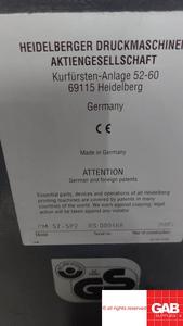 Máquina de impresión offset de cinco colores Heidelberg Speedmaster PM 52-5P usada en venta - Product Image 6