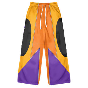 Ensemble survêtement homme personnalisé en polyester imperméable et réfléchissant avec veste zippée coupe-vent et pantalon de sport – Vente en gros - Product Image 4