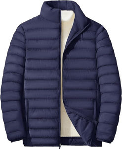 Nouvelles vestes de qualité supérieure 2025, manteau rembourré en coton, col montant, chaud, ample, style bulle, vestes d'hiver pour hommes, vestes matelassées blanches - Product Image 3
