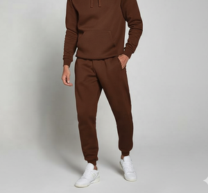 Survêtement lourd unisexe | Tenue d'hiver de qualité supérieure | Sweat à capuche solide personnalisable et joggers 100% coton respirant - Product Image 3