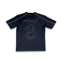 Ropa de calle personalizada para hombre, Camisetas estampadas de fútbol, camiseta de fútbol de baloncesto, camiseta de gran tamaño de malla cuadrada de entrenamiento de secado rápido