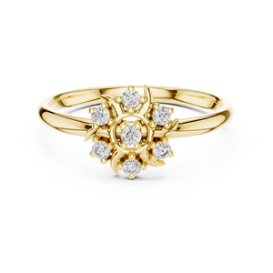 Joyas de menta 10K Anillo de nombre de pareja personalizado Regalo de joyería personalizado - Product Image 5