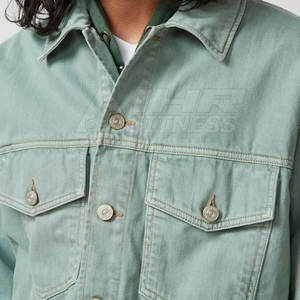 Meilleure qualité hommes décontracté hiver veste fermeture à glissière col Mandarin haute rue lettre motif respirant séchage rapide toile - Product Image 5