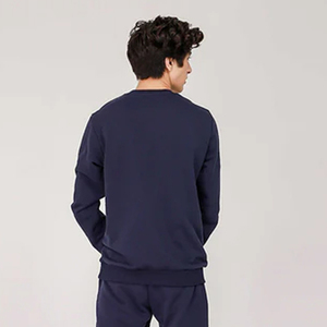 Sweat-shirt personnalisé pour homme en molleton 100 % coton épais pour l'hiver, service OEM, logo personnalisé imprimé, col rond, épaules tombantes, livraison rapide - Product Image 6