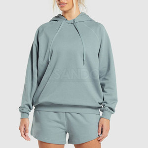 ชุดเสื้อฮู้ดแขนยาวสำหรับผู้หญิงชุดเสื้อฮู้ดแขนยาวทำจากผ้าฝ้าย - Product Image 1