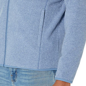 Sweat à capuche en polaire personnalisé pour homme, style hip-hop, avec fermeture éclair et impression DTF, design contrasté de haute qualité - Product Image 3