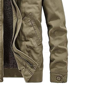GLOBAL <b>LEATHER</b> 2025 Solid Color Casual <b>Men's</b> Winter Cotton <b>Jacket</b> Best Quality Breathable Quick Dry Comfortable - Product Image 3