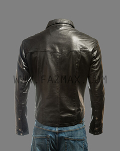 Top ventes, veste tendance en cuir de mouton fabriquée au Pakistan - Product Image 2