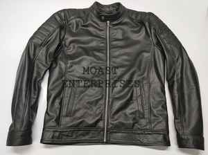 Veste en cuir denim personnalisable de haute qualité unisexe 100% coton style décontracté pour l'hiver avec logo brodé - Product Image 4