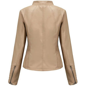 Chaquetas de Cuero para Mujer de Alta Calidad y Bajo Precio, Diseño Más Reciente 2025, Moda Femenina, Impermeables, Ecológicas, de Lino y Algodón, al por Mayor - Product Image 2