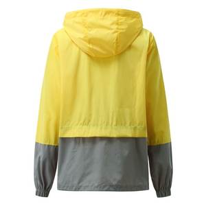 Vestes coupe-vent décontractées en satin polyester pour femmes OEM, vestes de sport de plein air, vestes de course coupe-vent - Product Image 3