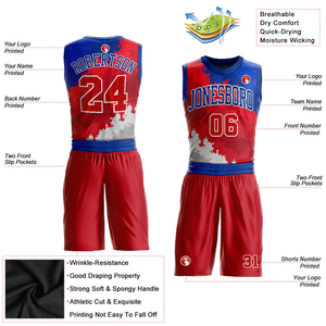 Uniformes de Baloncesto Personalizados de Poliéster Sublimado para Equipos Universitarios y Academias de Baloncesto - Product Image 2