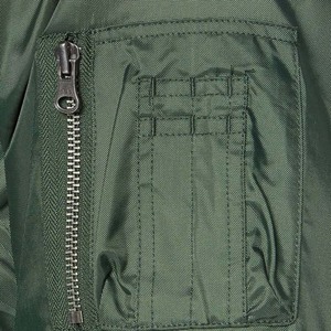 Chaqueta Bomber Casual para Hombre, Diseño Único, Cuello Alto, Resistente al Viento, Impermeable, Secado Rápido, Transpirable, Manga Regular, 100% - Product Image 5