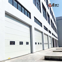 Porte sectionnelle automatique en acier de style industriel pour entrée principale de maison neuve, petite, extérieure, autres modèles
