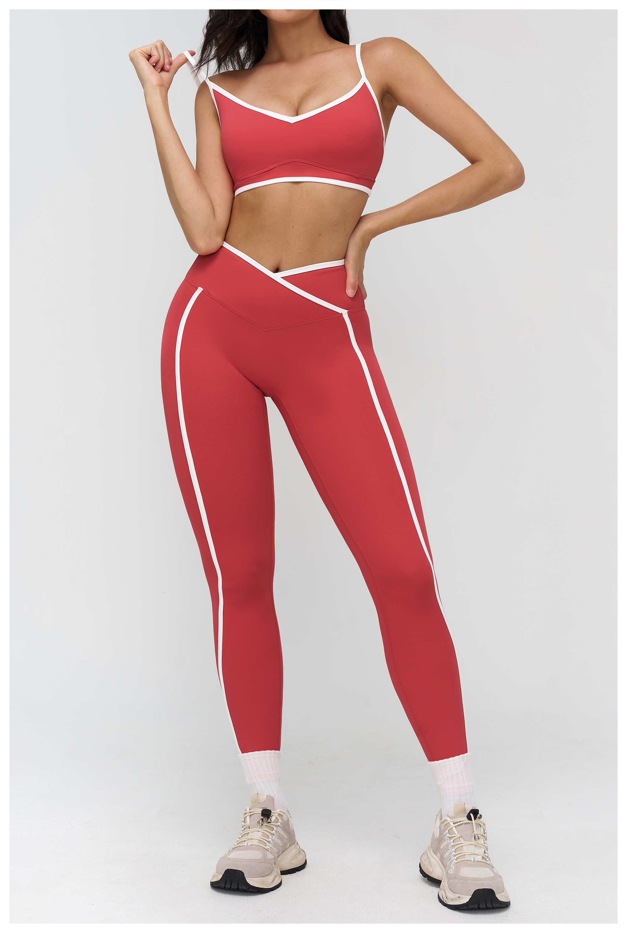 Red Bra-2+ Shorts