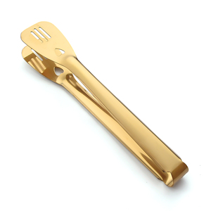 Pinzas para Freír de Primera Calidad, Chapadas en Oro, para Cocinar y Servir, Pinzas Resistentes para Freír en Aceite y para la Cocina - Product Image 1