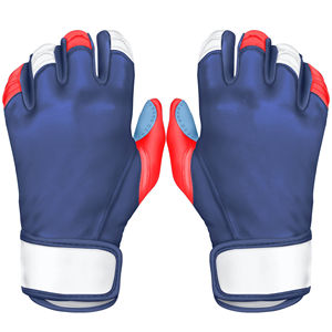 Unisex Lightweight Professional Baseball Batting <b>Gloves</b> Hot Selling Soft Feature PU Leather Custom Logo Non-Slip for Youth - Product Image 1