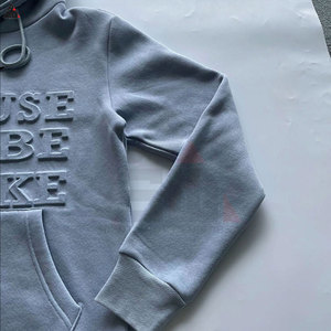 Nouvel arrivage de sweats à capuche gaufrés d'hiver 100% coton à séchage rapide de style streetwear conception OEM personnalisée coupe régulière à vendre - Product Image 4