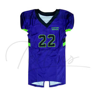 Jersey y Uniforme de Fútbol Americano Unisex Personalizado, Transpirable, Impreso, 100% Poliéster, Colores y Logotipos Personalizados para Adultos - Product Image 5