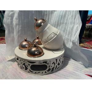 Plat de service chauffant en acier inoxydable à gaz, style calligraphie arabe, pour décoration de l'Aïd, taille personnalisée, design de casserole, pour hôtel - Product Image 2