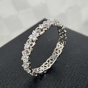 Anillo de Compromiso con Diamante Cultivado en Laboratorio con Certificación IGI, CVD HPHT, para Mujer, en Oro Blanco de 14k y 18k - Product Image 3