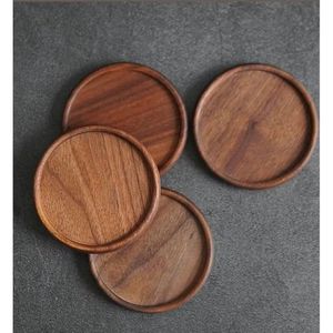 LASER STURDY MORDEN MULTI COASTERS EN BOIS Sous-verres fonctionnels en bambou faits à la main Ensemble de 6 sous-verres avec support - Product Image 6