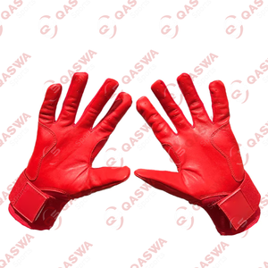 Manchette longue couleur rouge Baseball & Softball gants de frappe de qualité supérieure jeu de Baseball pratique jeunesse adulte gants de Baseball - Product Image 2