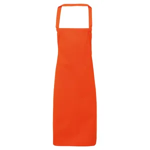 Apron High Quality Adjustable Strap Front Pocket Canvas Cotton Washable Kitchen Aprons Supplier From Bangladesh