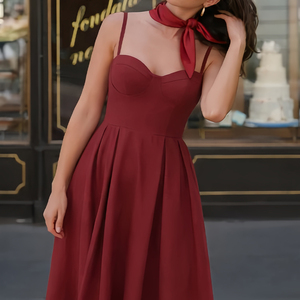 <span class=keywords><strong>Vestido</strong></span> de Verano de Lujo Personalizado para Mujer, Elegante <span class=keywords><strong>Vestido</strong></span> Midi de Satén para Fiesta o Noche - Product Image 3